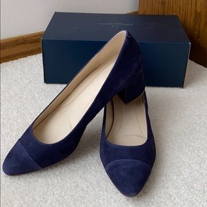 NWT Cole Haan The Go-To Pump 45MM - Marine Blue SDE